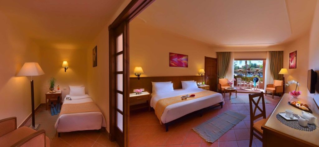 Отель Charmillion Gardens Aquapark Шарм-эль-Шейх Экстерьер фото Family room